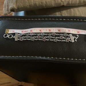 Brighton Silver Multicolored Gemstone Bracelet